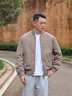 EMPORIO ARMANI/阿瑪尼官方旗艦新款男80白鴨絨棒球領(lǐng)通勤羽絨服外套秋季 F6139-卡其色 52 (XL) (推薦：165-180斤) 曬單實(shí)拍圖