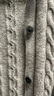 優(yōu)衣庫女裝紐花圓領(lǐng)針織開(kāi)衫/毛衣外套空調衫通勤秋冬新款481477 03 灰色 L /160/88A 曬單實(shí)拍圖