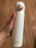 膳魔師（THERMOS）保溫杯500ml男女士?jì)和又星飮鴳c節生日禮物JNL-502珍珠白 曬單實(shí)拍圖