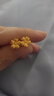 菜百首飾 黃金耳飾 足金簡(jiǎn)約氣質(zhì)櫻花時(shí)尚花朵耳飾 計價(jià) 約1.50克 曬單實(shí)拍圖