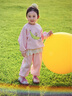 LUSON【幼兒園神器】小O寶童裝寶寶衛衣運動(dòng)套裝2025秋女童元氣兩件套 曬單實(shí)拍圖