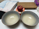 摩登主婦日式面碗拉面碗家用2025新款餐具吃泡面碗湯面碗湯碗大碗 藍雨7英寸拉面碗2個(gè)裝 曬單實(shí)拍圖