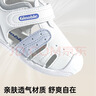 基諾浦（ginoble）嬰兒學(xué)步鞋8-18個(gè)月男女兒童涼鞋夏季寶寶步前鞋GB2203蛋糕米 曬單實(shí)拍圖