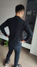 雅鹿男士秋衣秋褲男中領(lǐng)套裝純棉抗菌薄款保暖內衣男打底線(xiàn)衣棉毛衫XL 曬單實(shí)拍圖