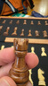 紫湖國際象棋高檔胡桃實(shí)木大號教學(xué)訓練比賽棋子棋盤(pán)套裝送皇后2顆 曬單實(shí)拍圖
