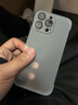 爵誠【自帶鏡頭膜】適用于蘋果16/15/14promax手機殼新款iphone無邊框透氣散熱保護(hù)套磨砂透明簡約后殼 【透砂黑】自帶鏡頭膜 iPhone 16 Pro Max 曬單實拍圖