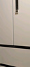 美的（Midea）418法式多門(mén)四開(kāi)門(mén)電冰箱超薄平嵌小戶(hù)型家用冰箱一級(jí)能效國(guó)家補(bǔ)貼20%大容量無(wú)霜MR-418WFPE白色 曬單實(shí)拍圖