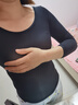 FitonTon保暖內(nèi)衣女玻尿酸肌底衣高彈修身美膚衣無痕打底衣套裝 曬單實拍圖