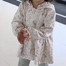 戴維貝拉女童防水外套秋裝兒童連帽上衣寶寶洋氣童裝外衣 曬單實(shí)拍圖