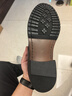 德賽（Desai）商務(wù)復古休閑皮鞋男英倫透氣德比鞋通勤正裝男鞋 棕色 40  曬單實(shí)拍圖