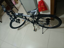 金武端自行車(chē)成人山地車(chē)公路賽車(chē)單車(chē)騎行變速超輕越野中學(xué)生初中青少年 頂配版-輻條輪-黑白色 26寸21速 曬單實(shí)拍圖
