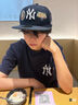 NEW ERA紐亦華MLB棒球帽世界大賽硬頂全封刺繡NY平檐帽5950 13529389-藏青色 738 58cm 曬單實(shí)拍圖