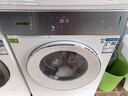西門(mén)子（SIEMENS）iQ500小幸熨 10公斤變頻滾筒家用洗衣機 超氧空氣洗 蒸汽除皺 深層凈洗  臟污檢測 智能投放 WG54K7D00W 曬單實(shí)拍圖
