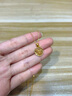 周金生黃金織夢網(wǎng)蘋果吊墜掛墜項鏈足金999七夕情人節(jié)禮物送女友 蘋果吊墜【贈銀鏈+禮盒禮袋】 1.15g 曬單實拍圖