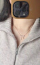 伊燦簡(jiǎn)約冷淡風(fēng)玫瑰金仿珍珠項鏈女小眾高級感鎖骨鏈2025新款爆款頸鏈 玫瑰金項鏈 曬單實(shí)拍圖