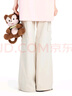 樂(lè )町【商場(chǎng)同款】少女感工裝闊腿長(cháng)褲新款褲子C2GBE3323 卡其 S 曬單實(shí)拍圖