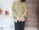 俞兆林新款奶奶裝重工刺繡開衫氣質(zhì)中式國風寬松針織毛衣外套70歲兩件套 酒紅 2XL[125-140斤] 均碼 曬單實拍圖