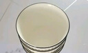 山田豎紋系列家用顏值陶瓷餐具米飯碗菜盤陶瓷餐具套裝 4只4.5英寸美式豎紋碗 曬單實拍圖