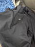 KOLON SPORT/可隆戶外休閑衣 男子防曬UPF50+接觸涼感微拉絨長袖T恤 LHZT5AN045-BK 黑色 4XL 190/112B 曬單實(shí)拍圖