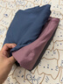 無印良品（MUJI）Walker 女式 易干 半長收腿褲 BIG04A3S 打底褲 煙熏粉色 M 曬單實拍圖