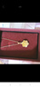 中國(guó)黃金（CHINA GOLD）黃金吊墜女款牡丹花金項(xiàng)鏈繁花送媽媽足金女友老婆情人母親節(jié)禮物 簡(jiǎn)約版吊墜丨約1.1g 曬單實(shí)拍圖