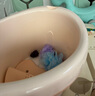 世紀寶貝（babyhood）維尼浴桶 兒童泡澡桶 寶寶加厚洗澡盆 嬰兒游泳桶贈浴凳 304粉 曬單實(shí)拍圖