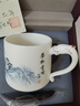 典躍手繪羊脂玉瓷茶杯高檔描金白瓷茶水分離泡茶杯過(guò)濾辦公室老板杯 大師手工-尊享杯(春和景明) 曬單實(shí)拍圖