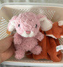 Jellycat粉色郁金香甜美小兔公仔動物毛絨玩偶送禮娃娃生日七夕情人節(jié)禮物 粉色 One Size 曬單實拍圖