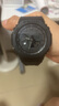 卡西歐（CASIO）男表G-SHOCK雙顯防震防水黑武士運動(dòng)石英指針腕表 GA-2100-1A1PR 曬單實(shí)拍圖
