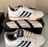 adidas ENTRAP美式校園風(fēng)低幫運動(dòng)板鞋少年感復古籃球鞋阿迪達斯 白/金色   38 曬單實(shí)拍圖