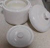 拜杰陶瓷碗燉盅瓦罐湯碗隔水內膽蒸蛋燕窩餐具雙耳雙蓋燉盅大號620ml 曬單實(shí)拍圖