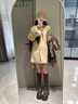 CHERY KALLY【吳宣儀同款】氣質厚底高筒靴女士2025新款復古棕色時尚彈力靴 咖啡色 37 曬單實拍圖