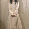 卡伊莎新中式國風(fēng)馬面裙女春秋2025新款高級感小個子高腰顯瘦漢服長裙子 上衣+裙子 S 曬單實拍圖