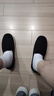 布舍元傳統(tǒng)布鞋男士千層底布鞋黑色棉布鞋一腳蹬平底懶人鞋老北京布鞋男 黑底布鞋7707 46 曬單實拍圖