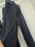 麥檬MM麥檬秋冬百搭通勤職業(yè)西服小個(gè)子休閑條紋西裝外套女599C210141 深藏青褲子599C250221-1 M  （110-125斤） 曬單實(shí)拍圖