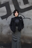 北面（The North Face）硬殼沖鋒衣女Sangro2.0防水透氣夾克外套可掛內(nèi)膽25秋冬新品|8DX8 JK3/宇宙黑 L/165 曬單實(shí)拍圖