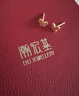 潮宏基足金5G黃金耳釘生日計價(jià) 高光金蝴蝶 EEG30003110 一對款約0.95g 曬單實(shí)拍圖