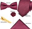 泉碧焱領(lǐng)帶結(jié)婚新郎喜慶婚禮領(lǐng)帶夾免打結(jié)正裝禮服領(lǐng)結(jié)口袋巾胸針套裝 結(jié)婚領(lǐng)帶禮盒裝【拉鏈款5件套】 領(lǐng)帶，領(lǐng)結(jié)，口袋巾，領(lǐng)夾，胸針 曬單實拍圖
