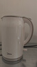美的（Midea）電熱水壺食品級(jí)316L不銹鋼雙層無(wú)縫一體內(nèi)膽防燙燒水壺 1.7L自動(dòng)智能斷電開水壺SH17M301PRO 曬單實(shí)拍圖