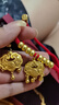 風(fēng)水閣五帝錢門對(duì)門掛件福祿銅葫蘆開口掛大門臥室陽臺(tái) 曬單實(shí)拍圖