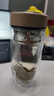 希樂(lè )玻璃杯 大容量雙層加厚泡茶杯 男女士商務(wù)茶水分離水杯 車(chē)載杯子 曬單實(shí)拍圖