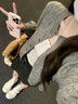 唐菓蜜連衣裙女秋冬2025新款女裝韓系減齡氣質(zhì)甜美學(xué)院風(fēng)顯瘦套裝裙子 灰色開(kāi)衫+內搭+裙子 M 曬單實(shí)拍圖
