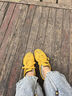 Onitsuka Tiger鬼塚虎男女款經(jīng)典復(fù)古黃色運(yùn)動(dòng)休閑鞋MEXICO 66? 黃色 36 曬單實(shí)拍圖