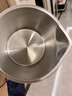 北鼎（Buydeem）多功能便攜式燒水壺電熱水壺不銹鋼恒溫小容量辦公室燒水杯 TK65迷你旅行水壺 雪地白【國家補(bǔ)貼】 曬單實(shí)拍圖