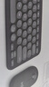 羅技（Logitech）時尚系列 PEBBLE 2 COMBO鍵鼠套裝 無線鍵鼠套裝 雙模連接 自定義按鍵 三臺設備配對 夜幕黑 曬單實拍圖