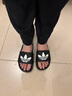 adidas ADILETTE休閑居家沙灘拖鞋男女阿迪達斯官方三葉草 一號黑/白 39 曬單實拍圖