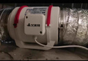 艾美特（Airmate ） 斜流管道風(fēng)機 8寸 DPT20-85A 排風(fēng)換氣管道式抽風(fēng)機 省電低噪排氣扇  曬單實(shí)拍圖