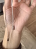 胖東來品質(zhì)999純銀小方磚項鏈女2025新款氣質(zhì)輕奢小眾設(shè)計感鎖骨 999足銀小方磚升級款一條 90的 曬單實拍圖