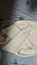 LDBE軟糯v領(lǐng)帶拼接毛衣女秋冬季小眾設(shè)計(jì)感慵懶風(fēng)韓系長袖針織衫上衣 杏色 L 曬單實(shí)拍圖