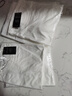 100%棉老頭衫男寬松大碼短袖T恤中老年圓領(lǐng)打底衫秋衣男半袖XJFS 白色+白色+白色 3XL 【150-165斤】 曬單實(shí)拍圖